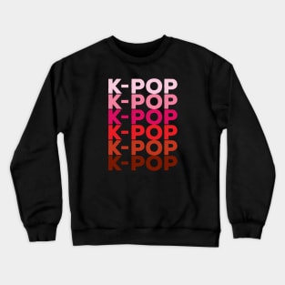 K-POP Red repetition from WhatTheKpop Crewneck Sweatshirt